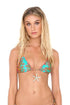 Luli Fama Sueños Estrellados Crystallized Wavey Triangle Top